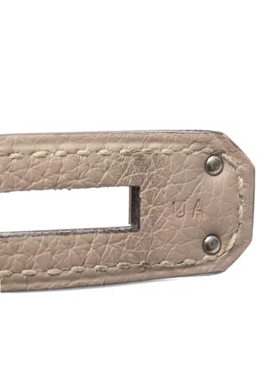 Pre-owned Hermes 2015 Birkin 30 Tote Bag In Neutral