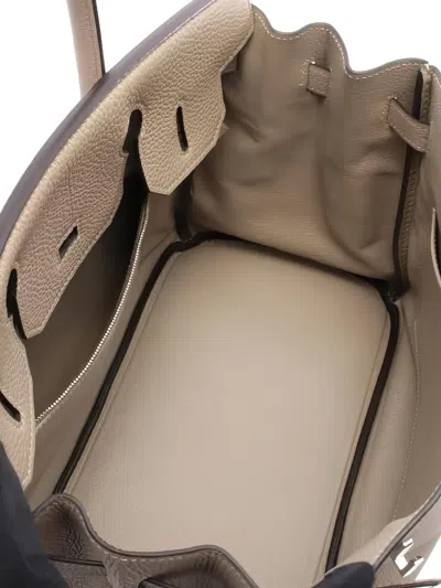 Pre-owned Hermes 2015 Birkin 30 Tote Bag In Neutral