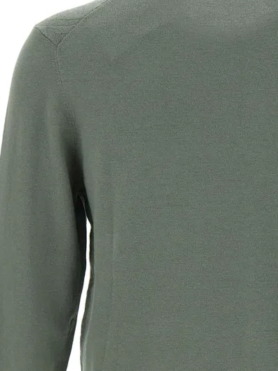 Diktat Diamond-pattern Sweater In Green