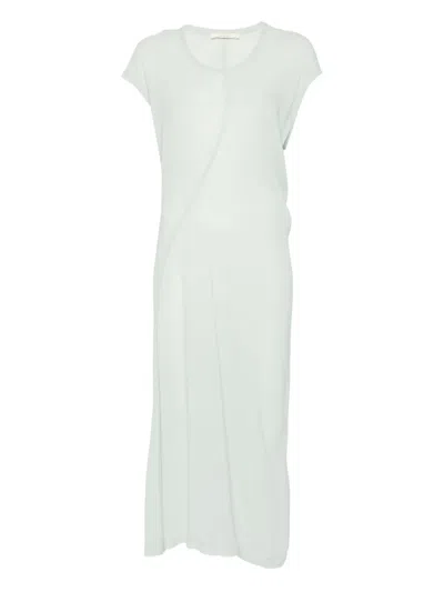 6397 Round-neck Midi Dress In Blue