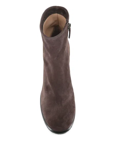 粗跟拉链靴（55厘米）