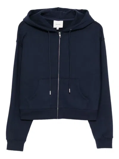 Reformation Austin Hoodie In Blue