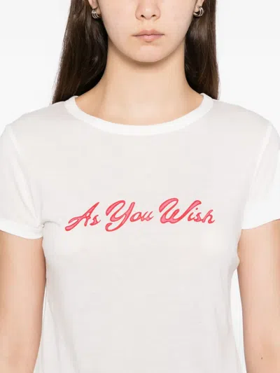 Reformation Max Slim T-shirt In White