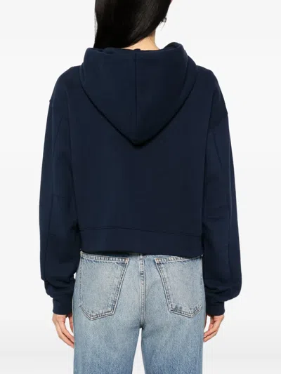 Reformation Austin Hoodie In Blue