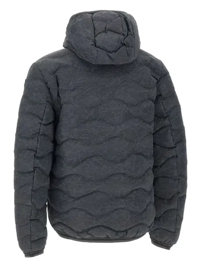 Blauer Wave-quilted Jacket In Black