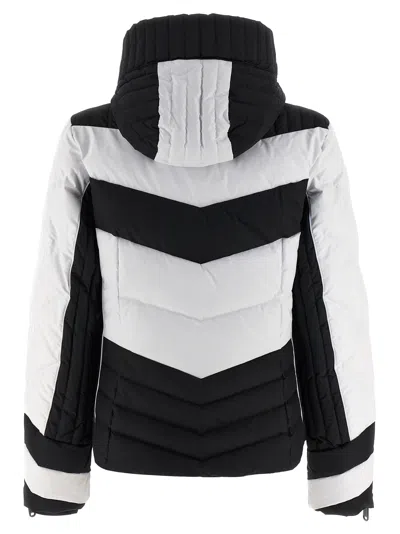 Goldbergh Valanga Quilted Hooded Ski Jacket In Multi