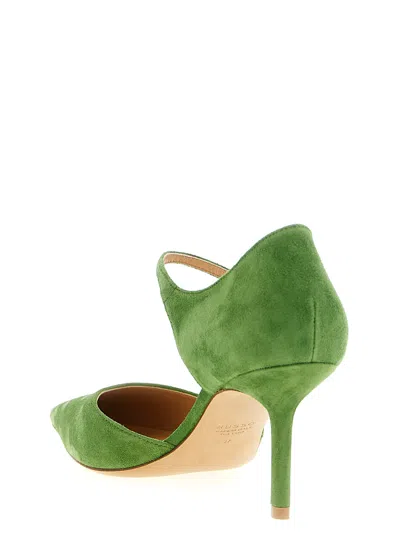Francesco Russo 55mm Pointed-toe Heeled Pumps In Green