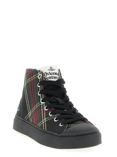 Vivienne Westwood High-top Rubber Sole Sneakers In Multi