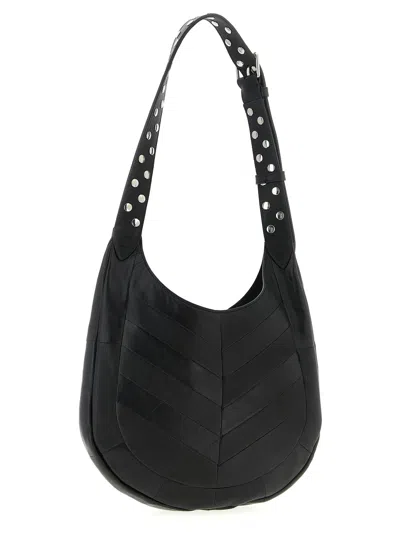 Valentino Hoboho Small Shoulder Bag With Studded Strap In Black