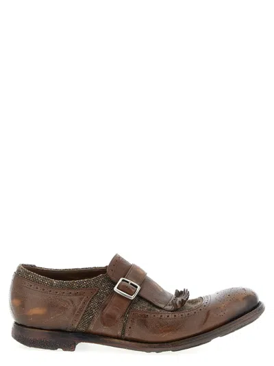 Church's Shanghai Vintage Leather Loafers In Brown