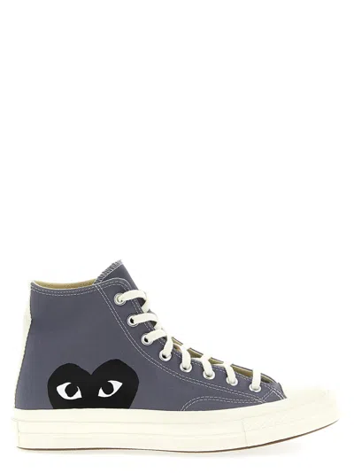 Comme Des Garçons Play Cdg Play X Converse Chuck Taylor All Star '70 High In Grey In Multi