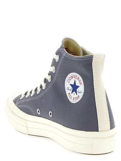 Comme Des Garçons Play Cdg Play X Converse Chuck Taylor All Star '70 High In Grey In Multi