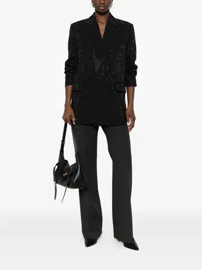 镶嵌双排扣西装夹克