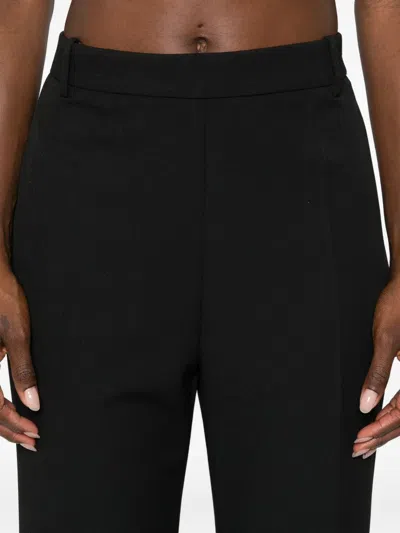 Pinko Belt Loop Trousers In Black