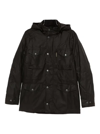 Barbour Sapper Waxed Jacket In Brown