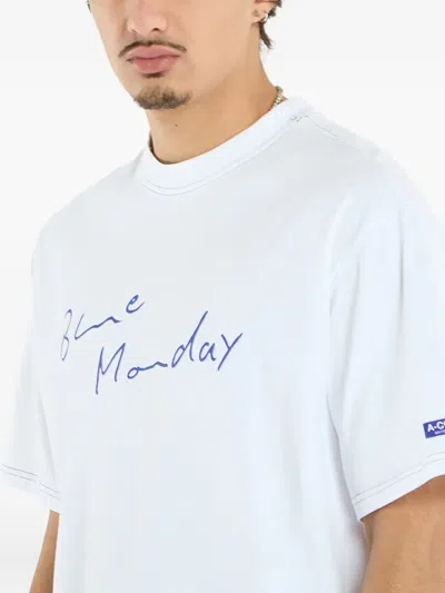 A-cold-wall* Blue Monday T-shirt In White
