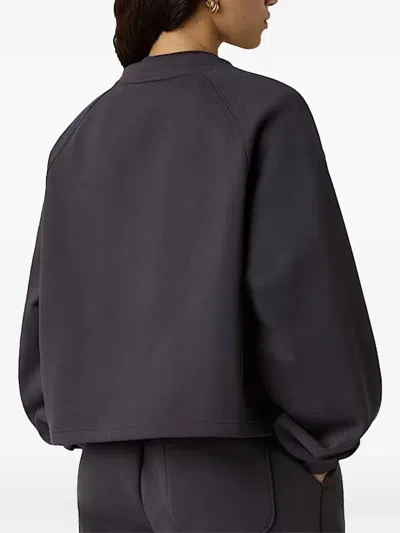 The North Face Logo-patch Cotton-blend Sweatshirt In Brown