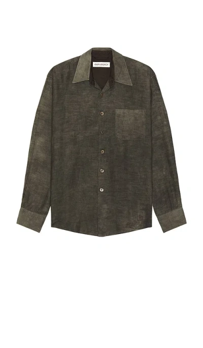 Our Legacy Above Shirt In Green