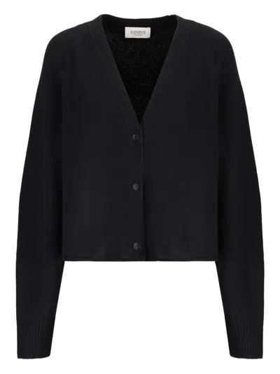 Laneus Buttoned Cardigan In Blue