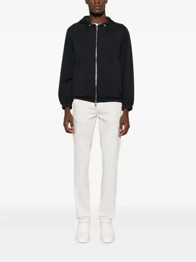 Montecore Zip-up Hooded Jacket In Black