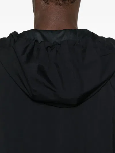 Montecore Zip-up Hooded Jacket In Black