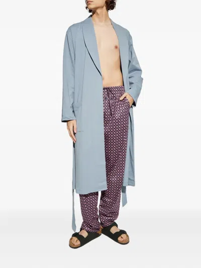 Hanro Patterned Drawstring Trousers In Purple