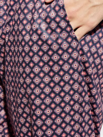 Hanro Patterned Drawstring Trousers In Purple