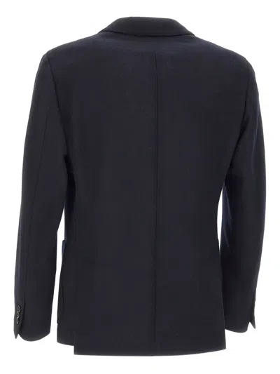 Lardini Pin-detail Single-breasted Blazer In Blue