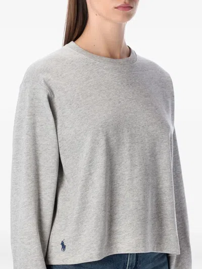Polo Ralph Lauren Long-sleeve Top In Gray