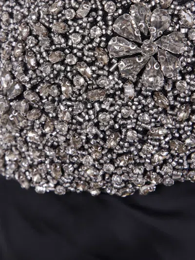 Twinset Sleeveless Dress With Decoration In Black