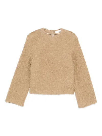 初剪羊毛混纺毛衣