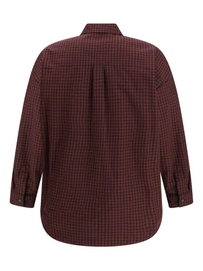 Gucci Men Checked Cotton Jacket In Red