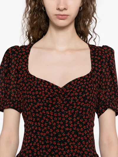 Reformation Rebecca Dress In Red