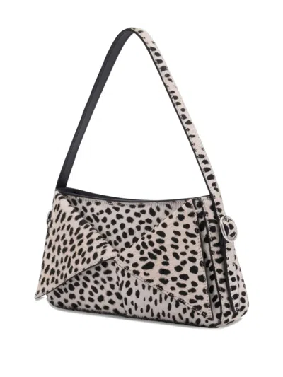 Coperni Animal-print Baguette Shoulder Bag In Neutral