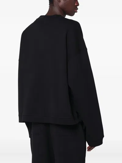 Represent Initial Crewneck Sweatshirt In Black