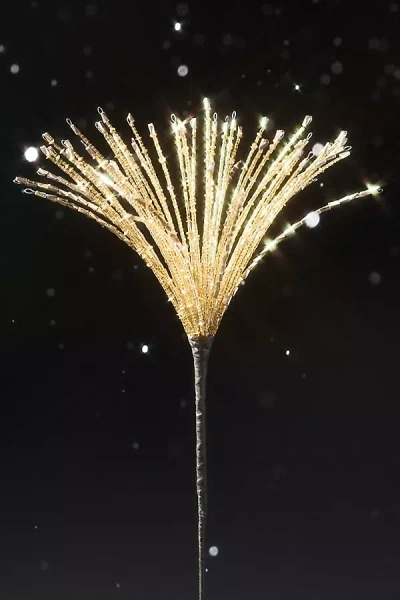 Anthropologie New Year's Eve Beaded Pick In Gold