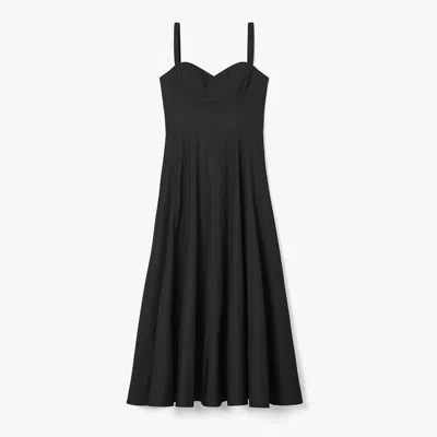 Tory Burch Poplin Sundress In Black