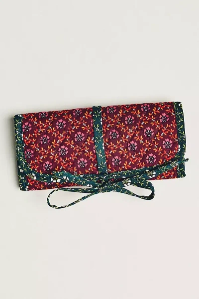Vera Bradley X Anthropologie Jewelry Roll In Red