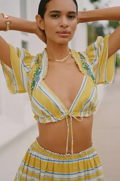 Celandine Copacabana Top In Gold