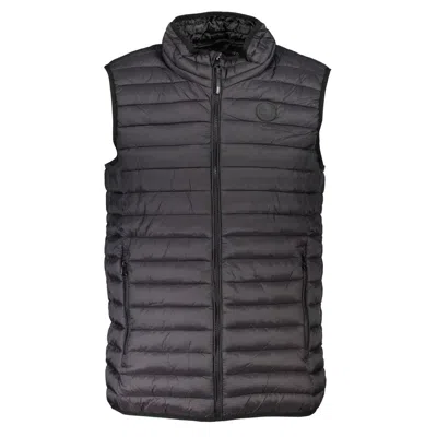 Gianmarco Venturi Black Polyamide Sleveless Jacket In Black