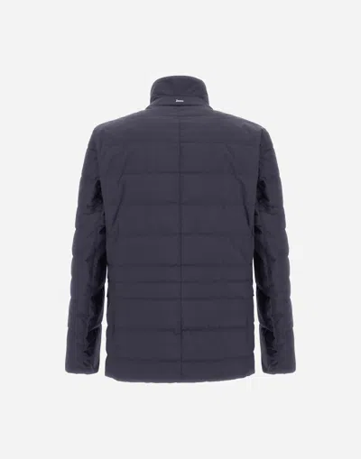 Herno Modern Blazer With High Collar And Pockets In Black