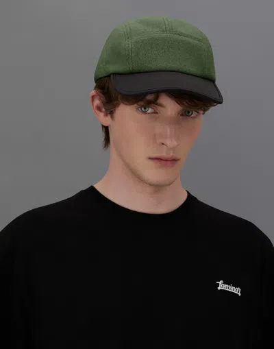Herno Berretto In Pile In Green
