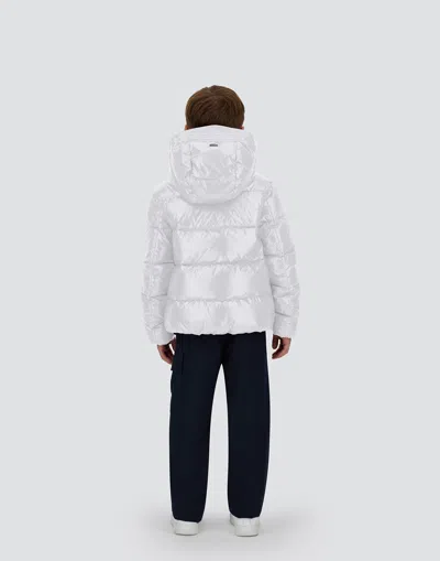 Herno Jacket In Gloss In Gray