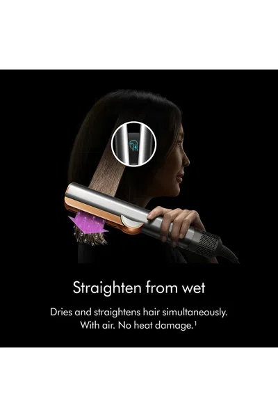 Dyson Limited Edition Airstrait Wet-to-dry Straightener In Amber Silk Null In Brown