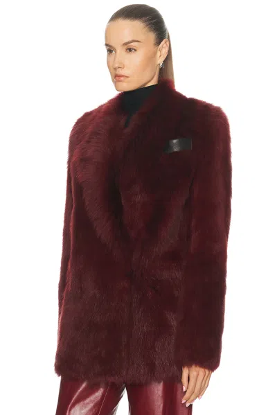 Khaite Willow Jacket In Burgundy