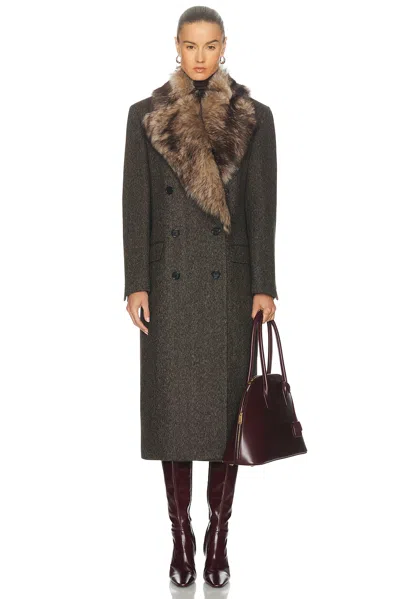 Nili Lotan Edina Coat In Black