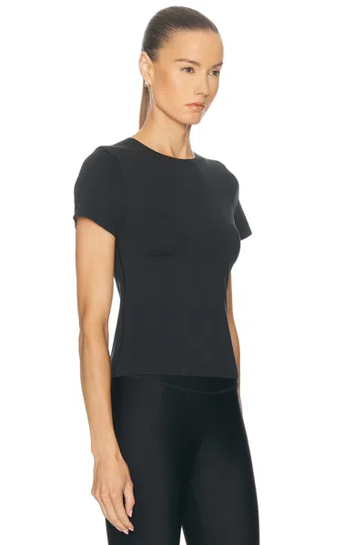 Nike Short Sleeve Top In Black