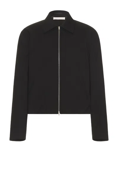 Our Legacy Virgin Wool Layering Jacket In Black