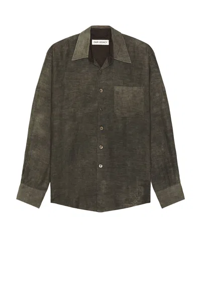 Our Legacy Above Shirt In Green