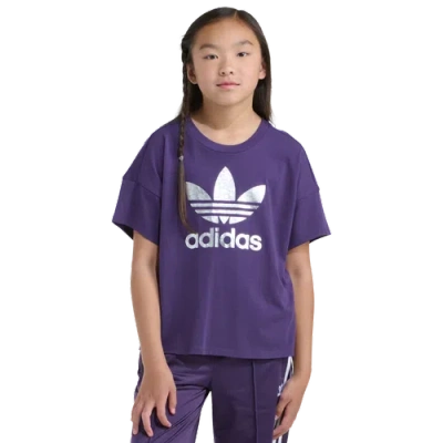 Adidas Originals Girls Adidas  Graphic Speckle Ink T-shirt In Blue